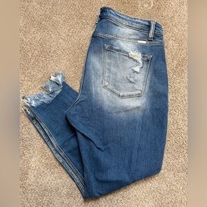 KanCan Kurvy Mid-Rise Ankle Skinny Jean